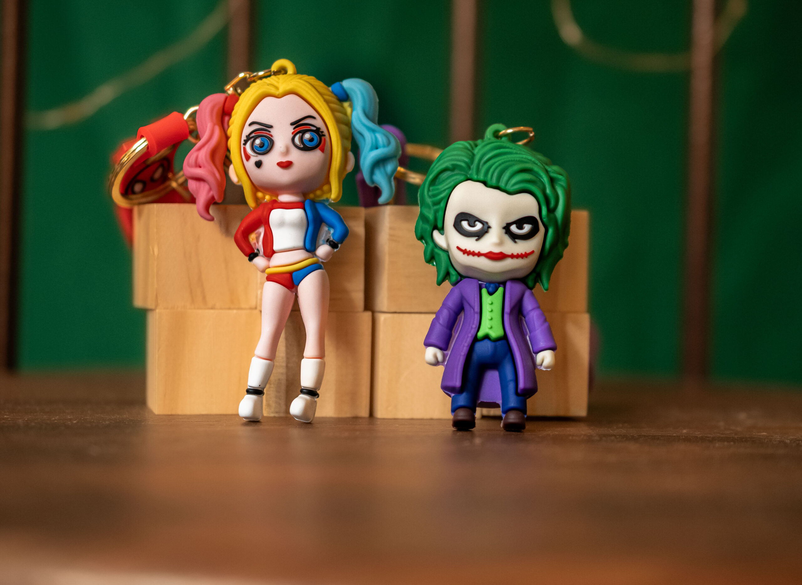 Joker and Harley Quin Keychains