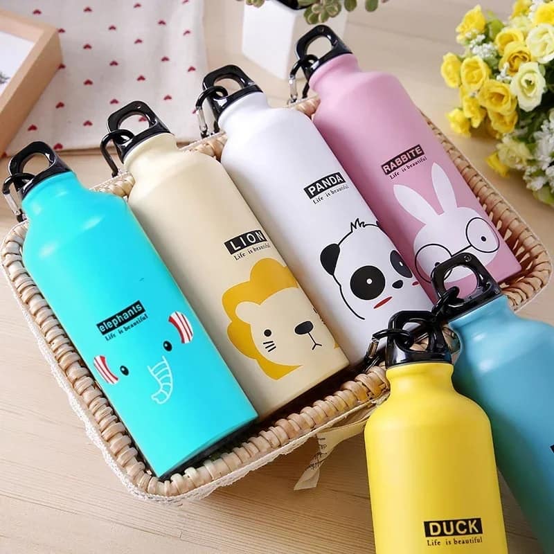 Animal theme water bottle
