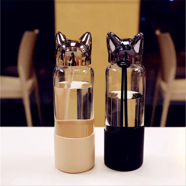Cat ear bottle