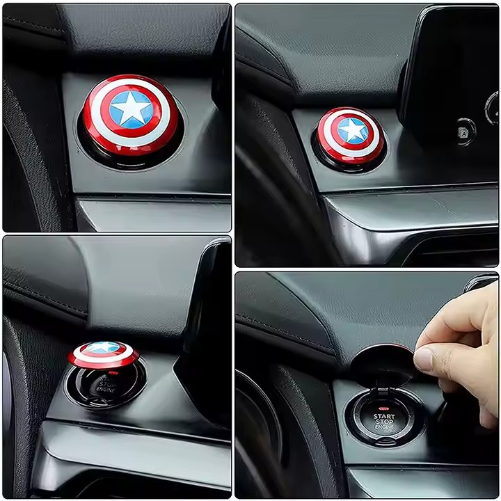 Start botton cover marvel