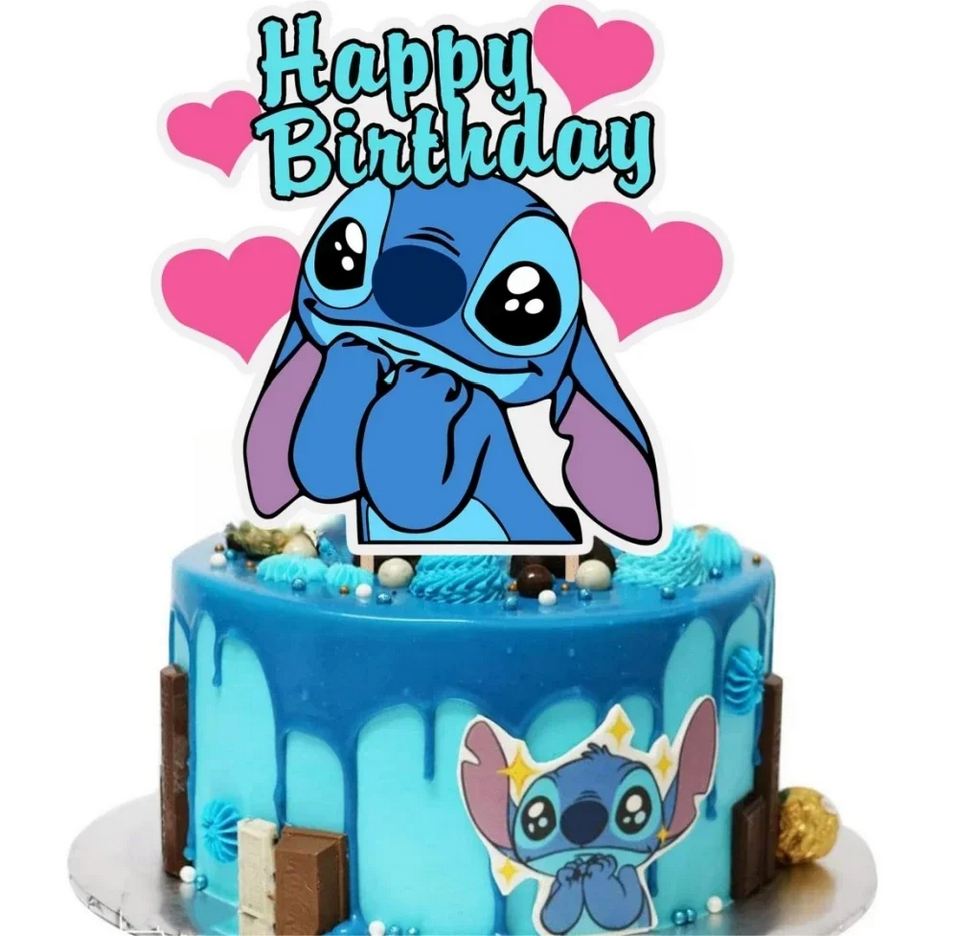 Stitch cake topper
