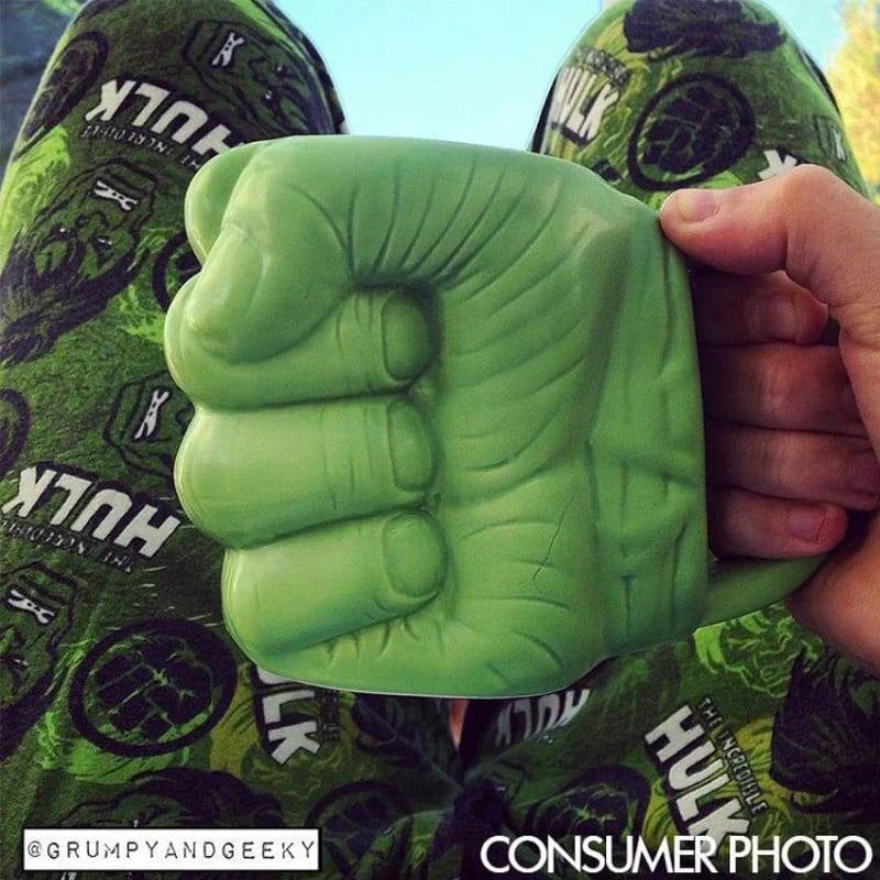 Hulk fist mug