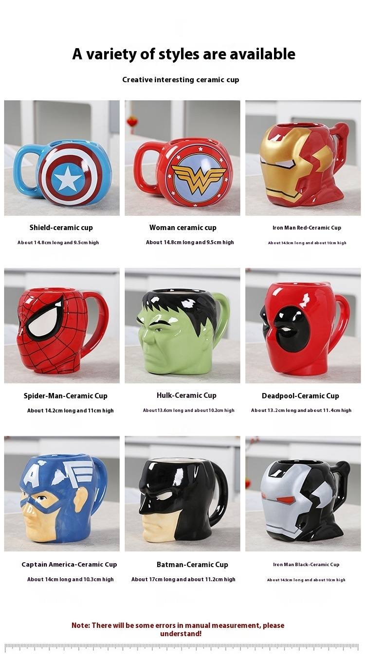 Marvel characters mugs