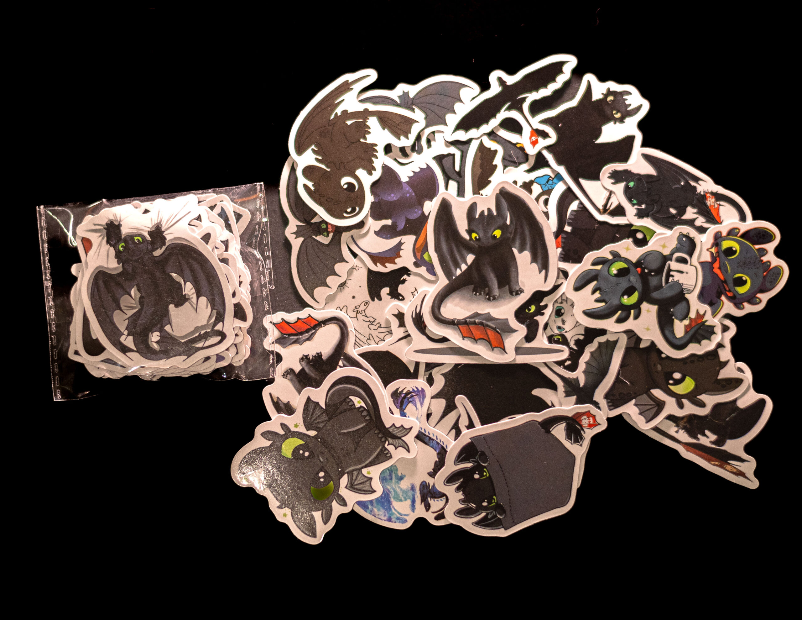 How to train your dragon stickers