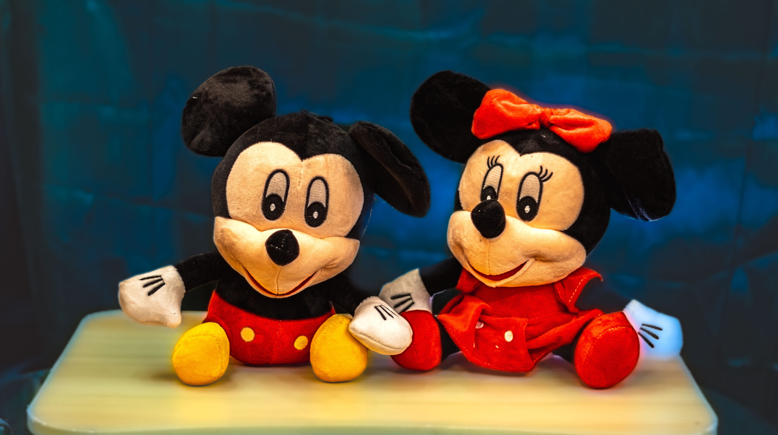 Mickey and Minnie plush