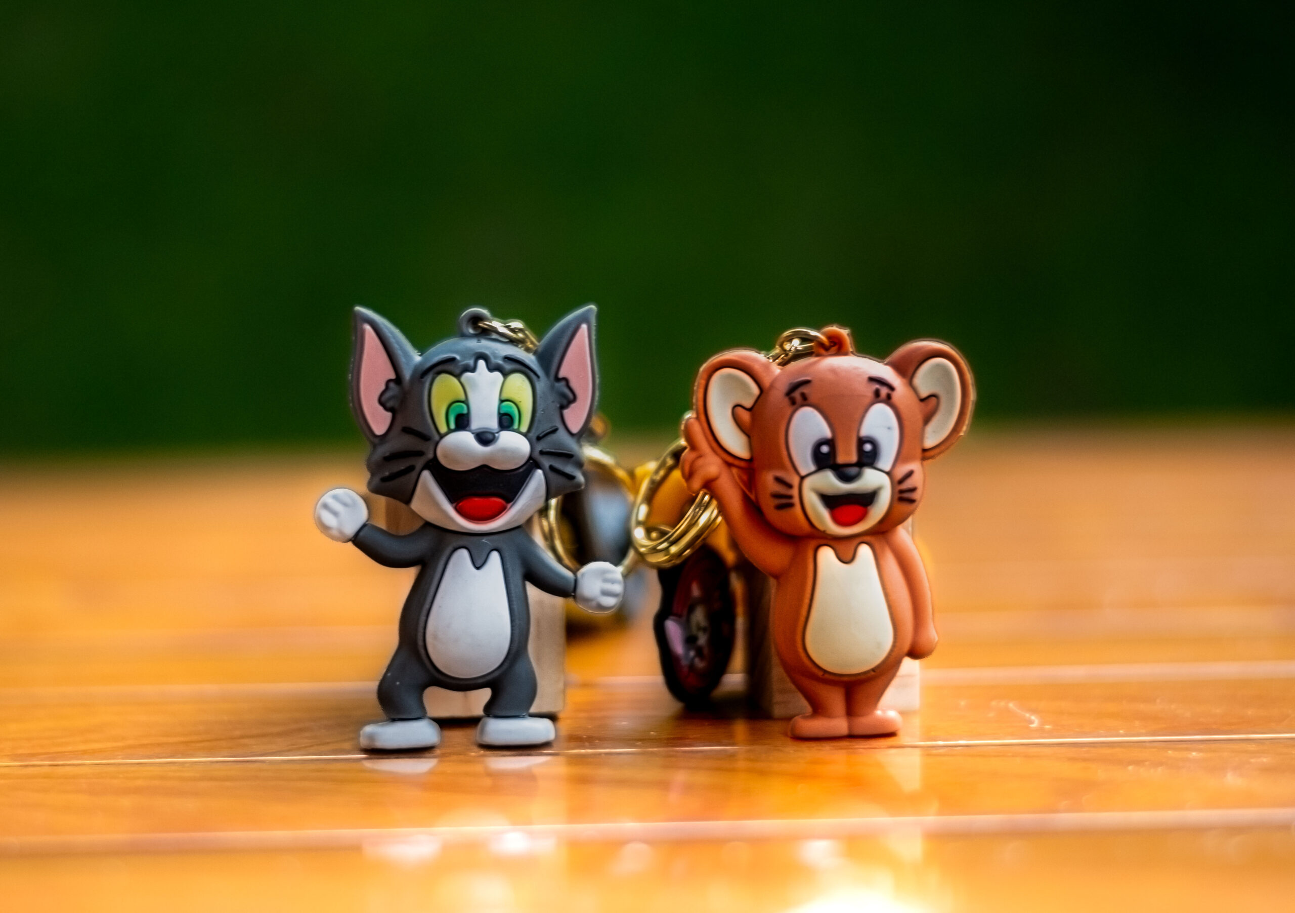 Tom and Jerry keychains