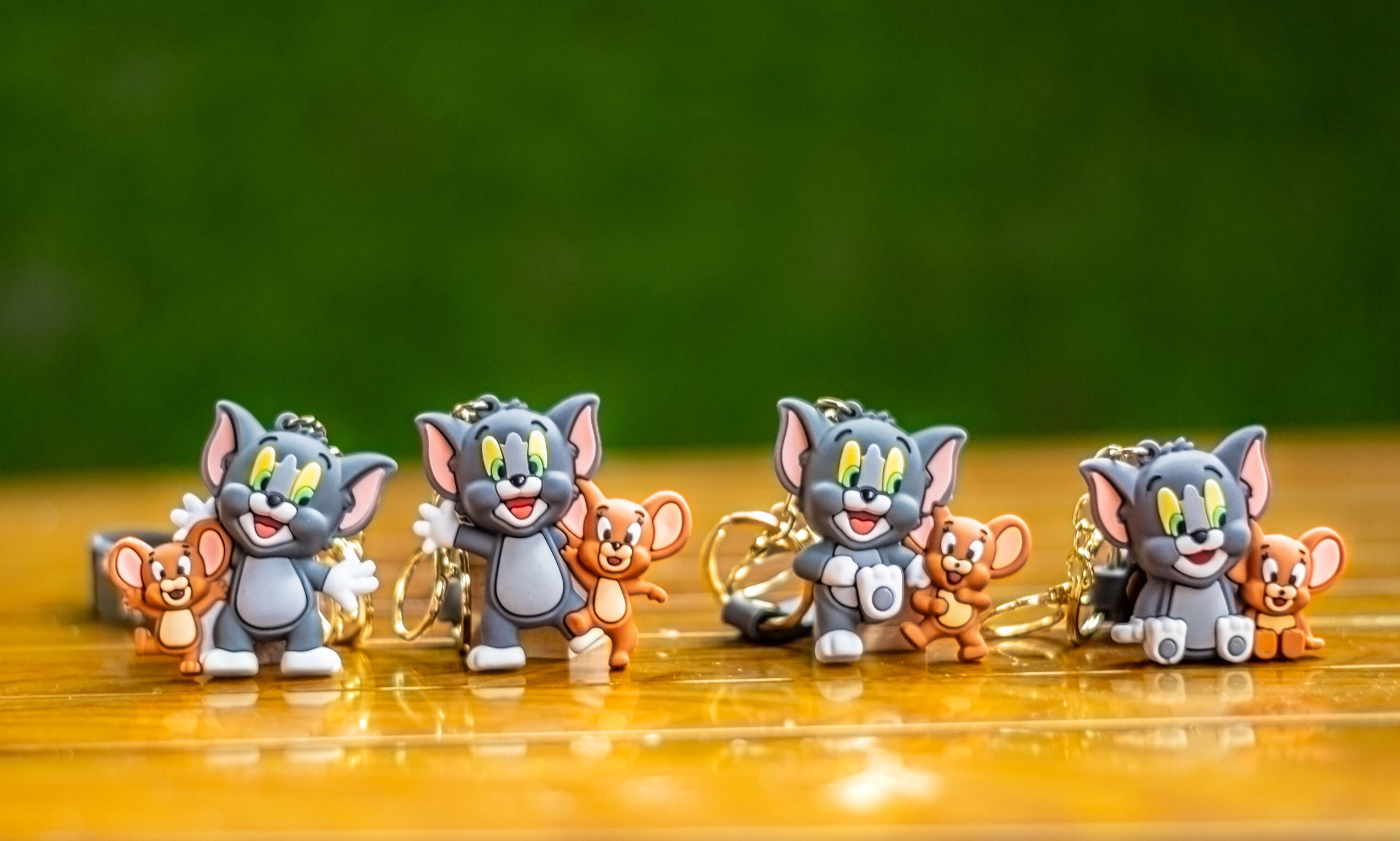 Tom and Jerry keychains