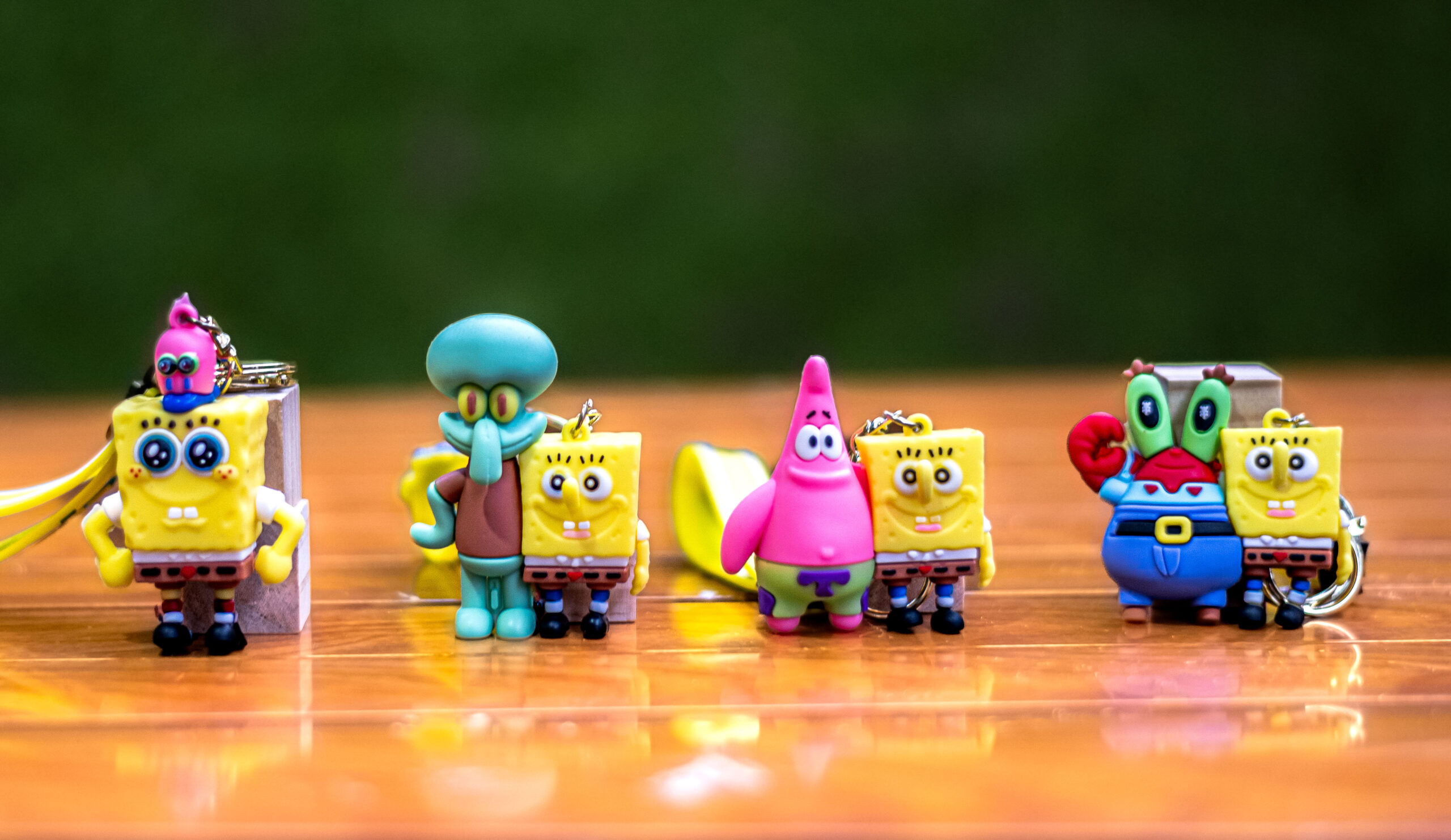 Spongebob keychains