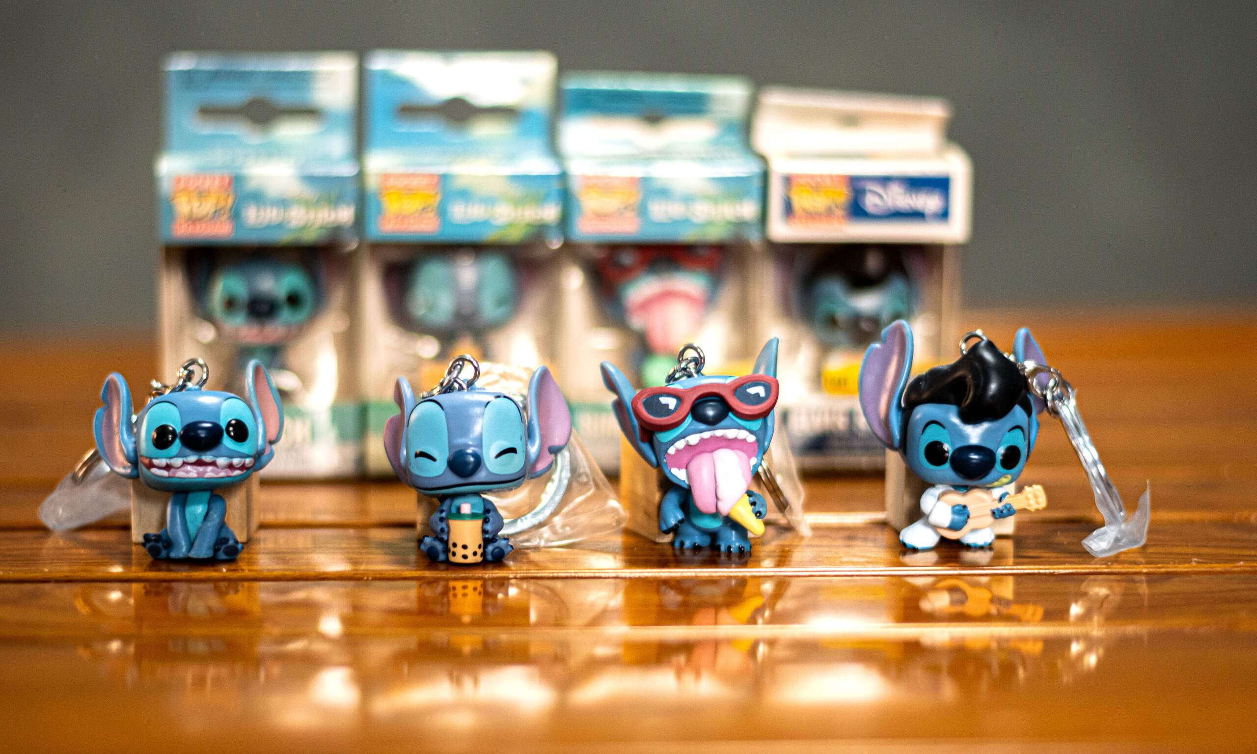 Stitch pocket pop keychains