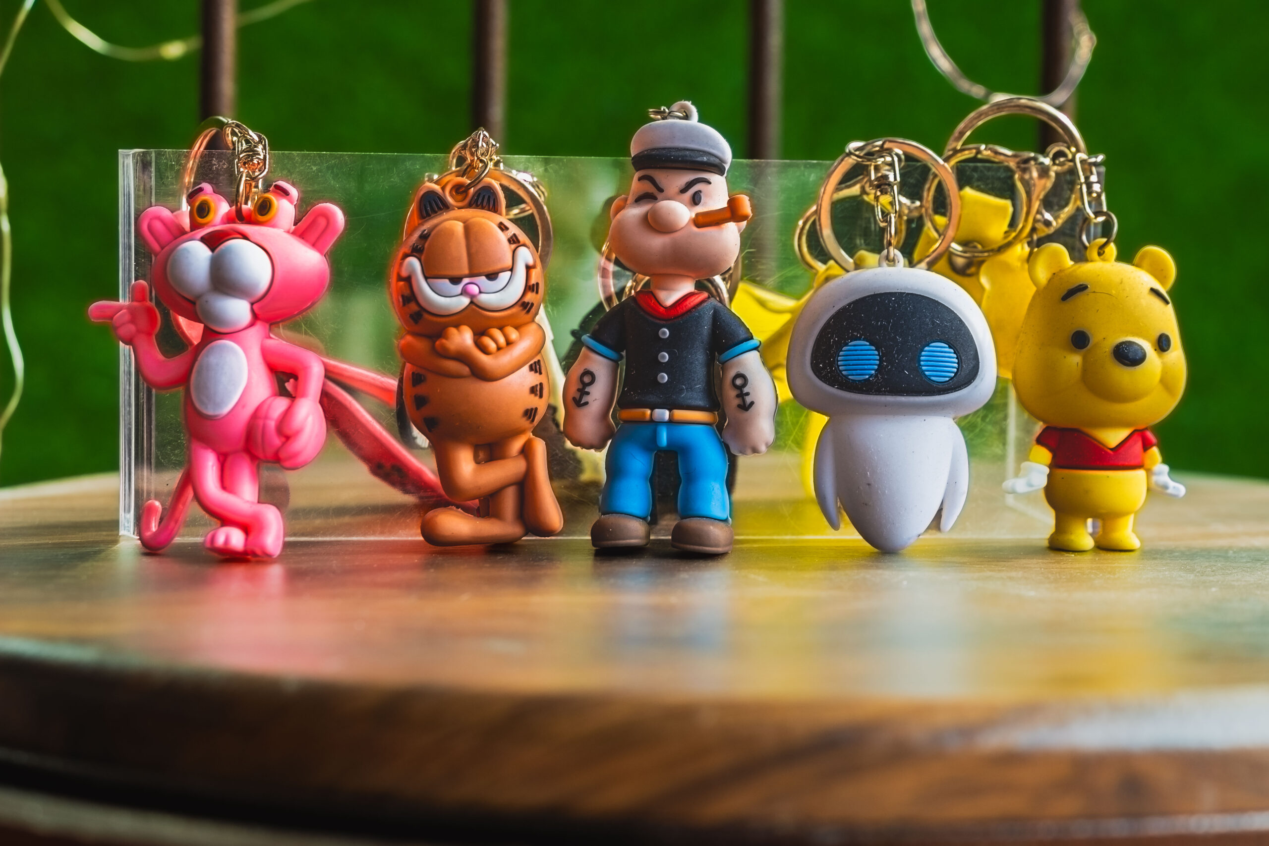 Cartoon characters keychains