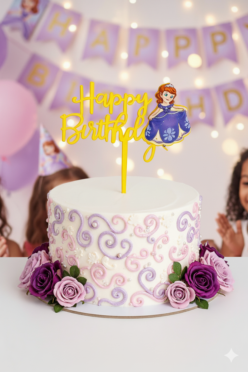 Princess Sofia cake topper