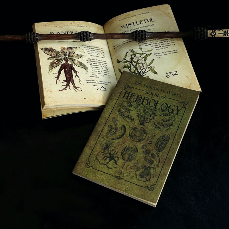 Harry Potter Herbology book.