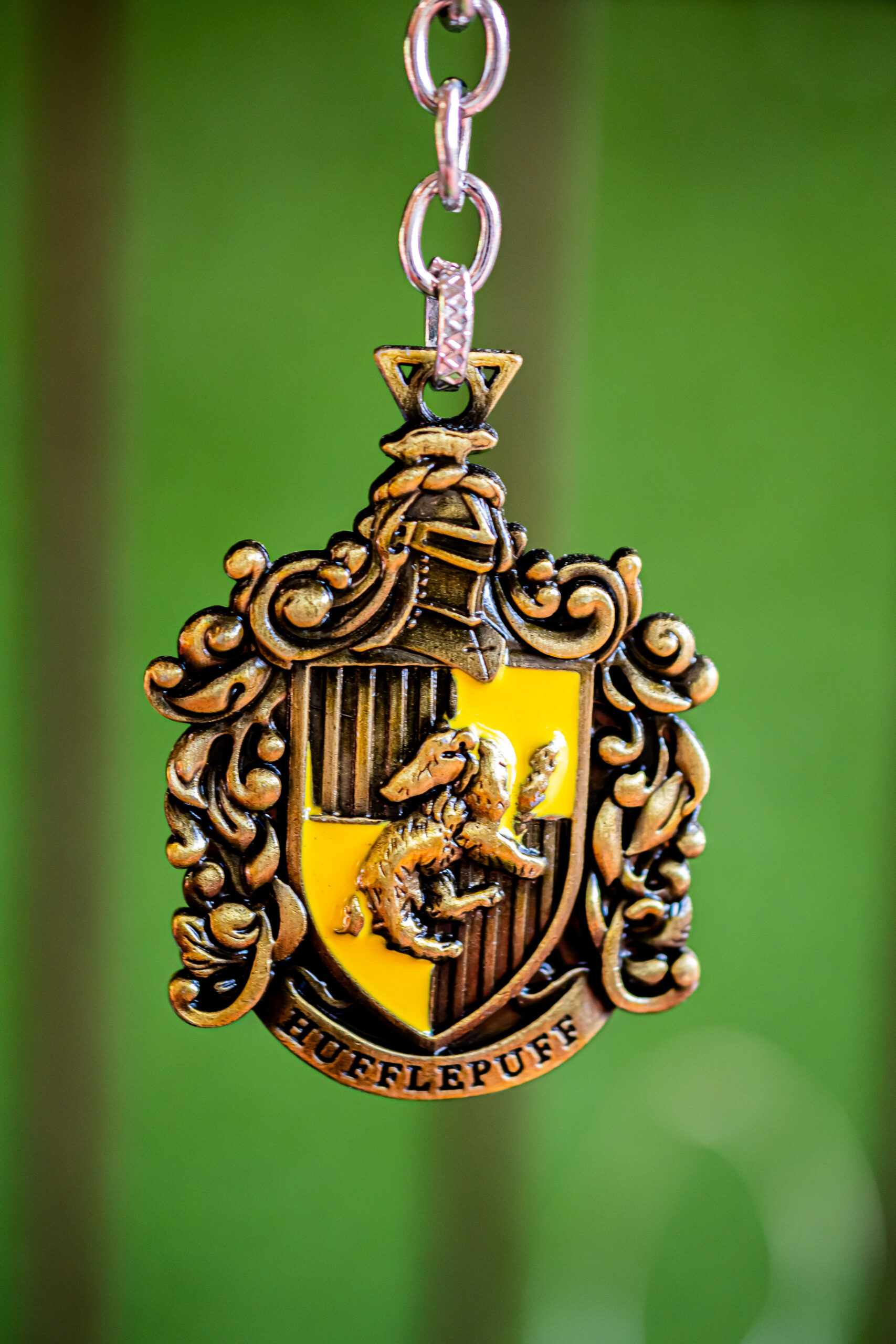 Hufflepuff Crest keychain