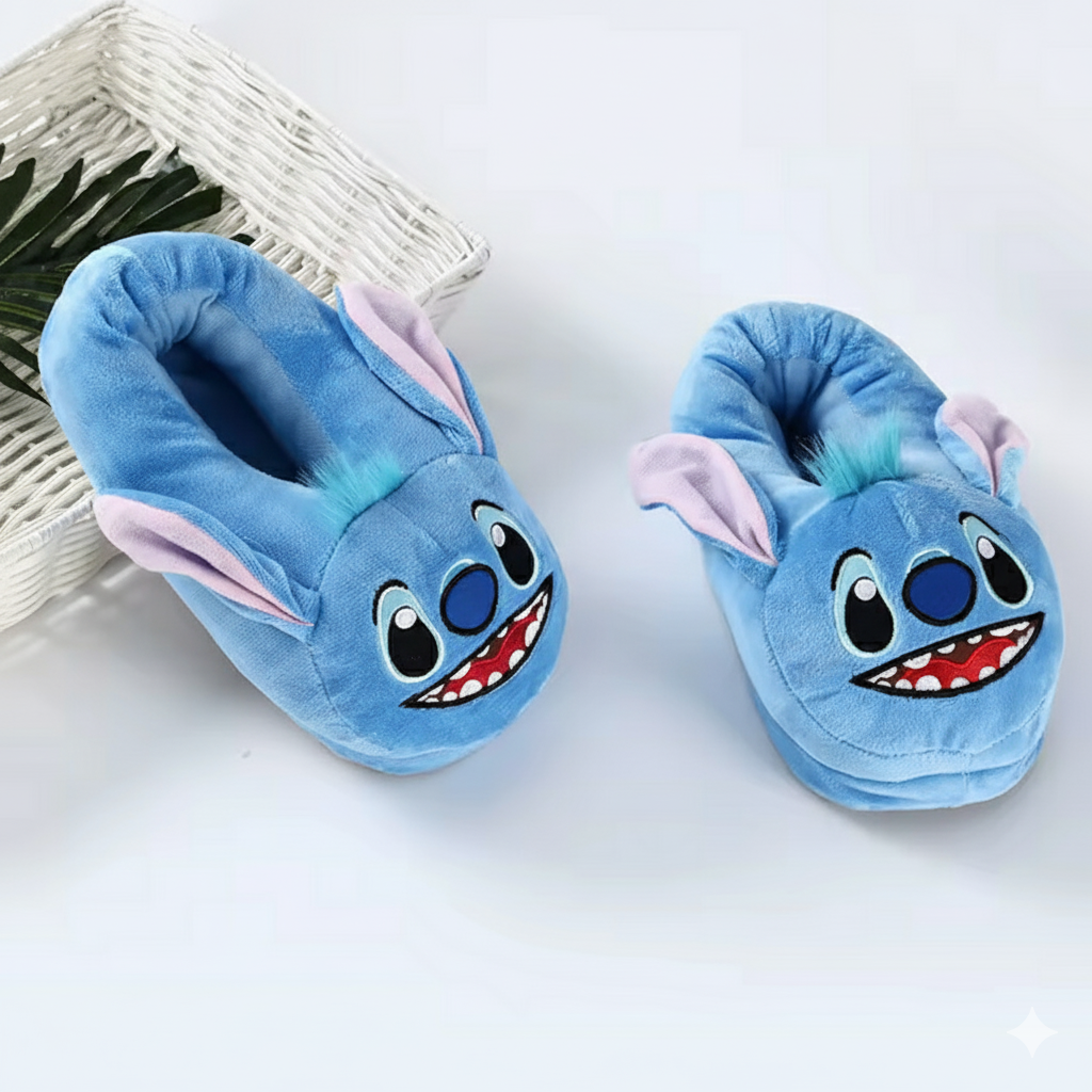 Stitch comfy slippers