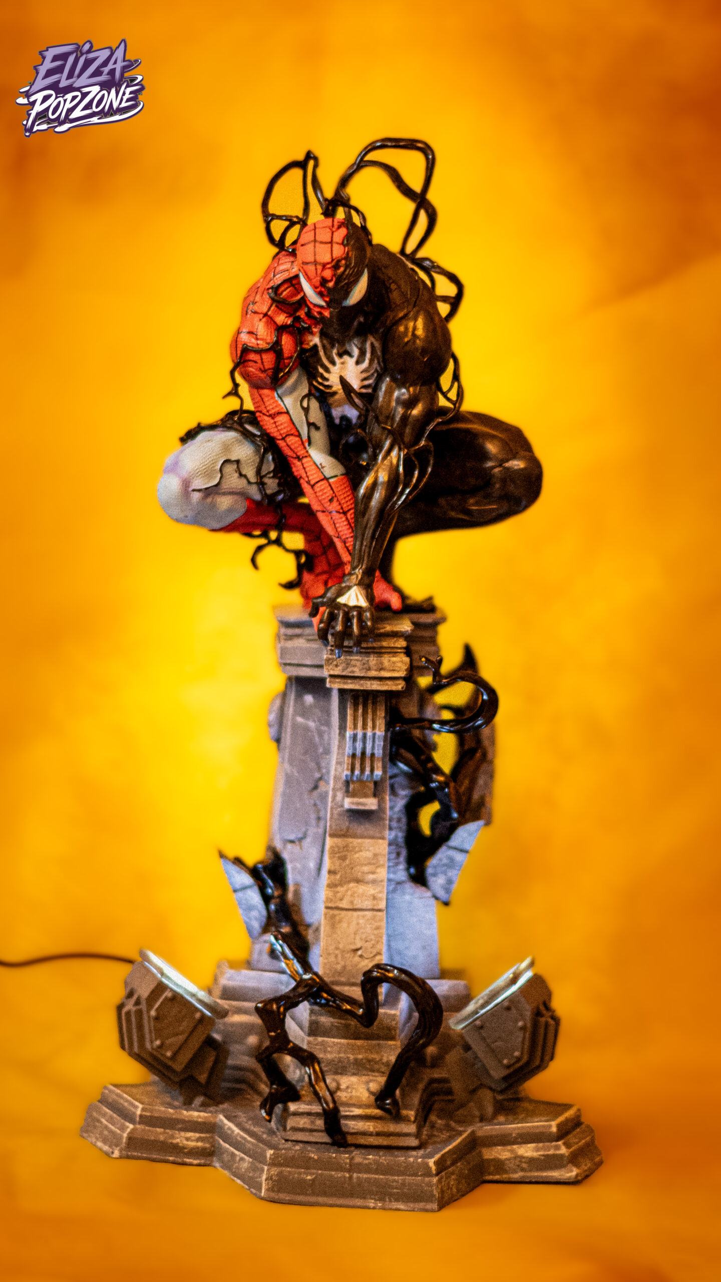 Spiderman Venom Split Figurine