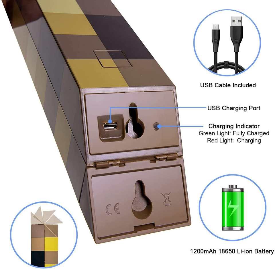 Minecraft Torch Lamp