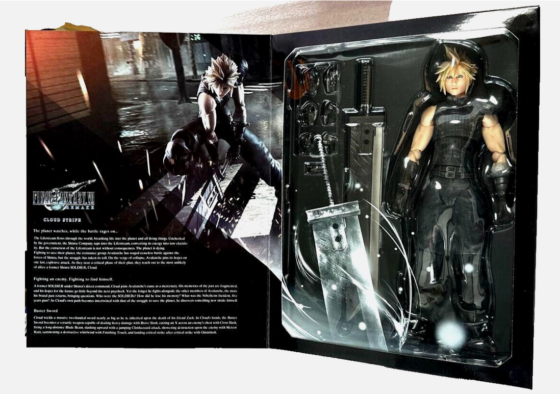 Cloud Strife Marvel Variant Play Arts Kai Figure