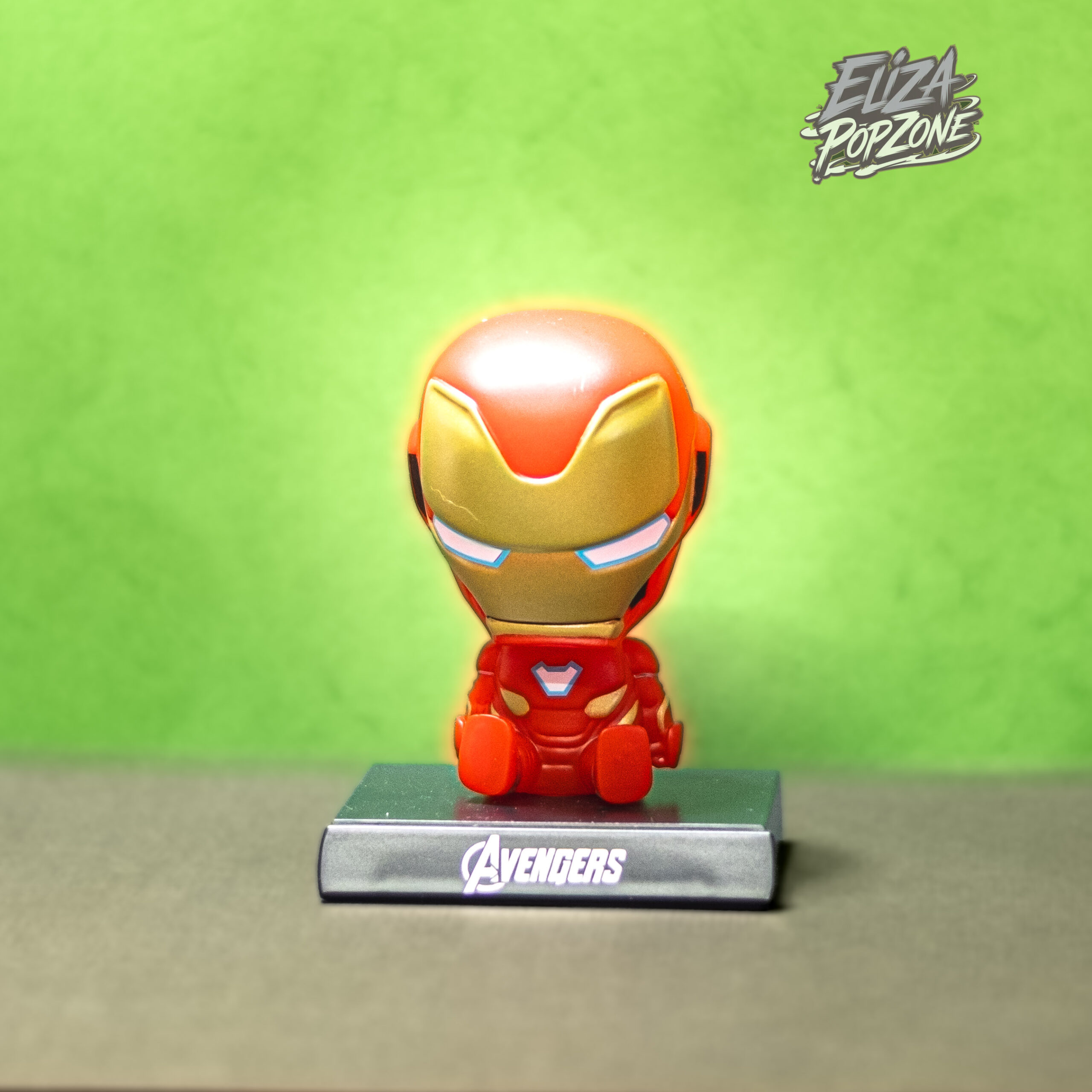 Iron Man Marvel Bobble Head Mobile Holder