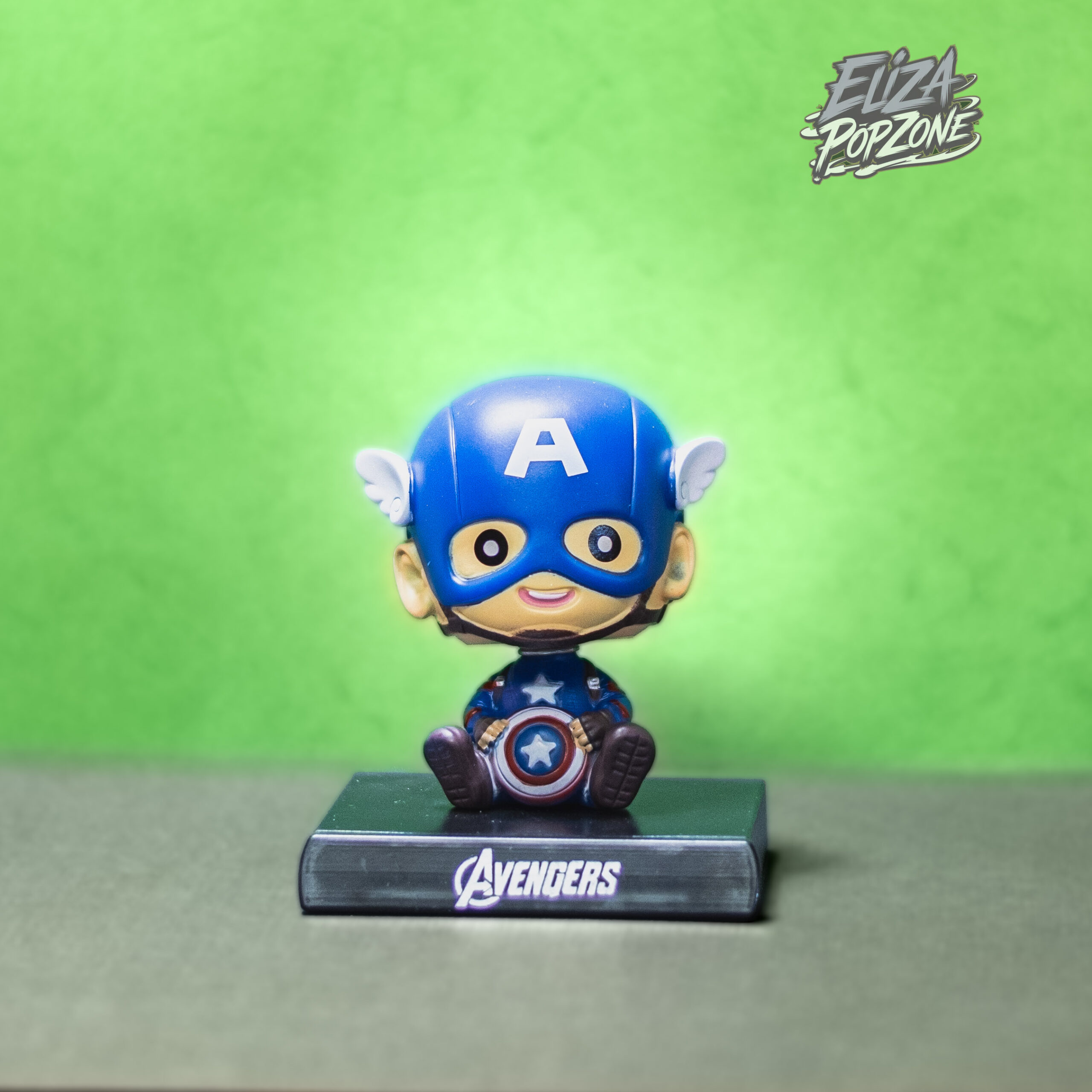 Captain America bobble head mobile holder