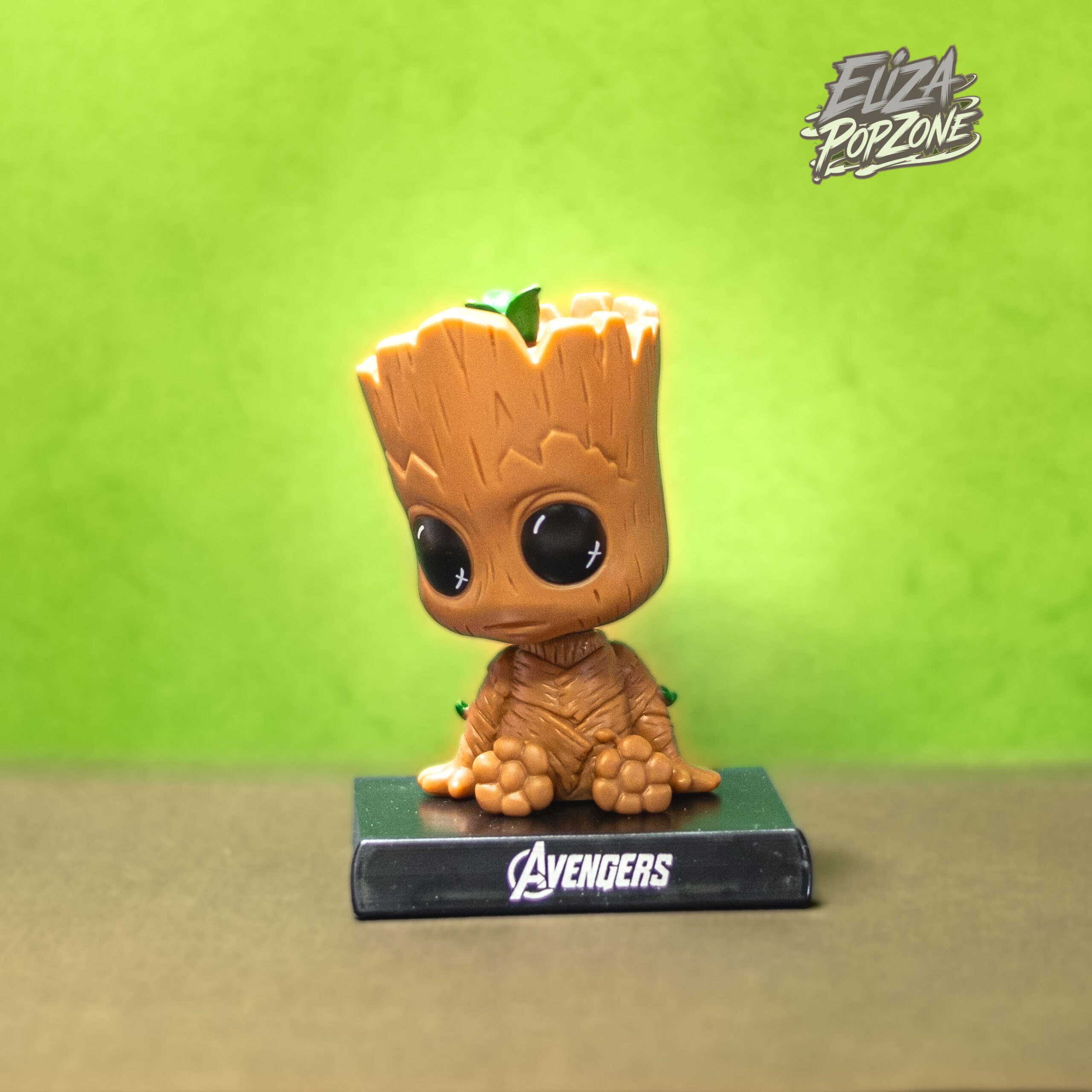 Groot Marvel Bobble Head Mobile Holder
