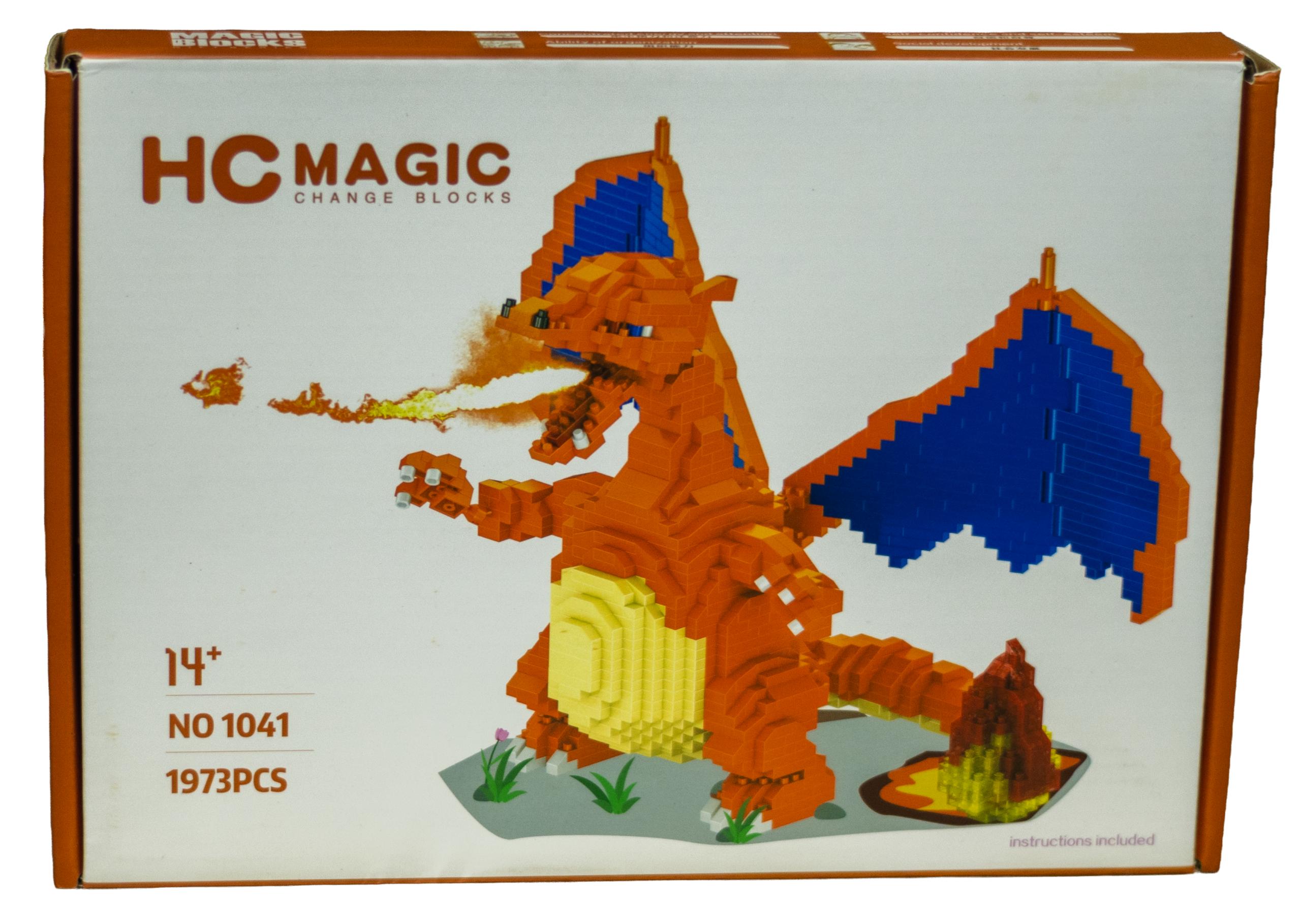 Charizard brick box