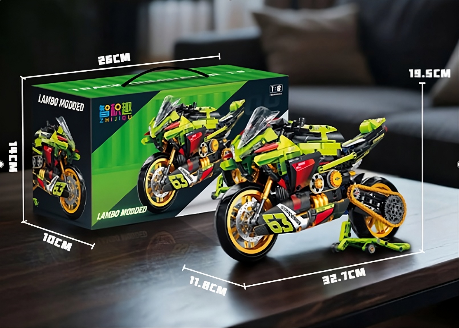 Motocycle brick