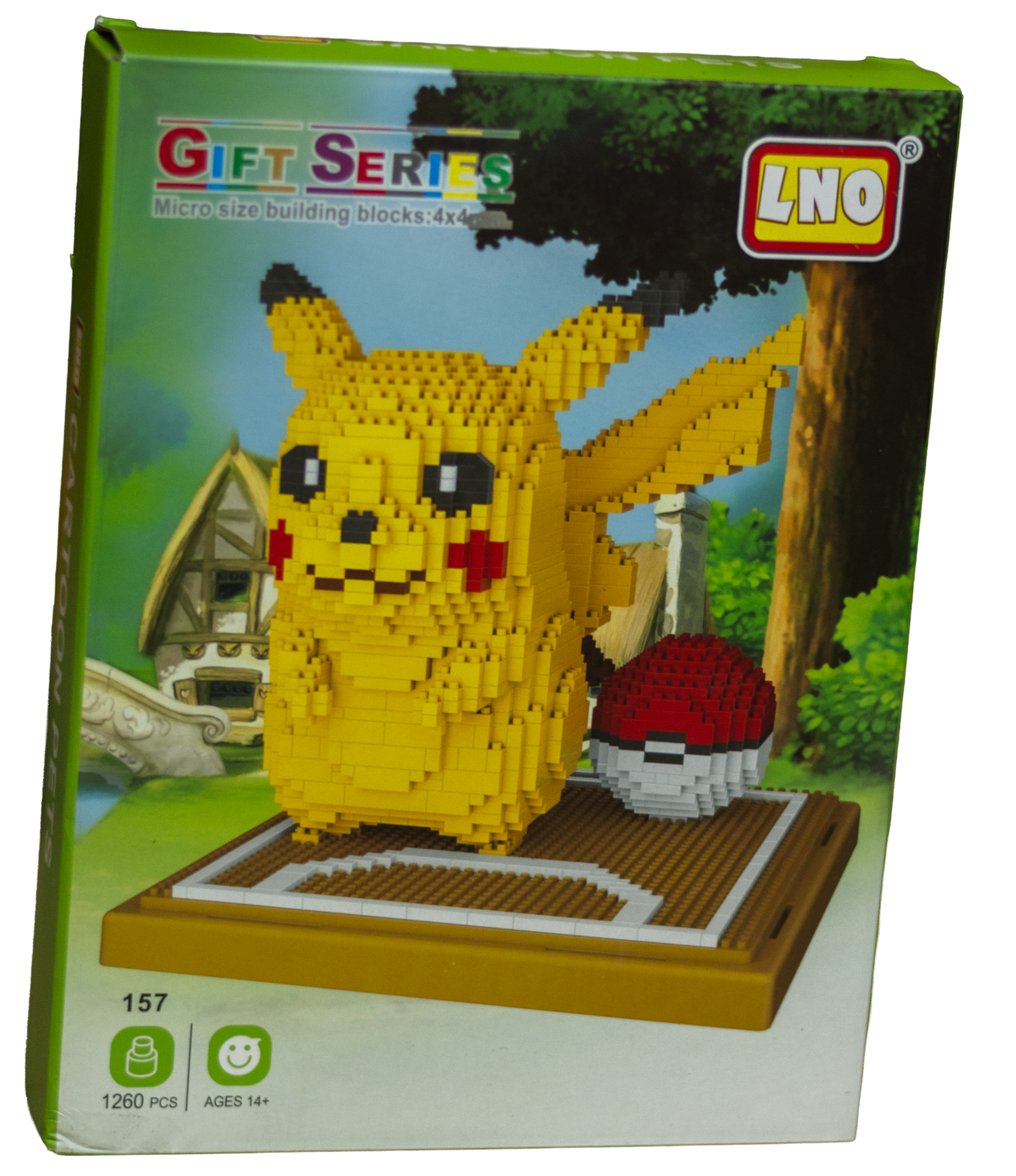 Pikachu brick box