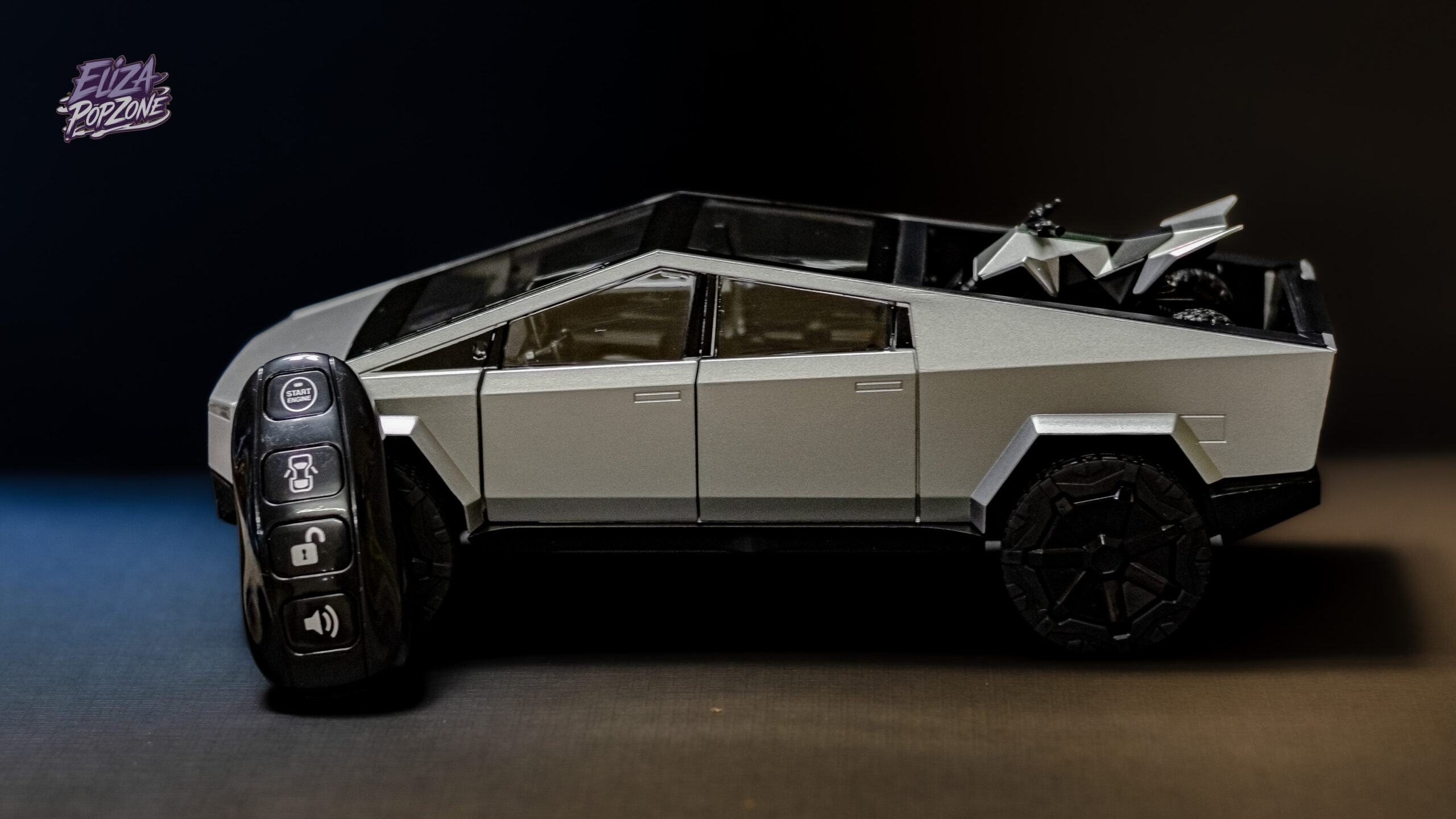 Tesla Cybertruck with remote