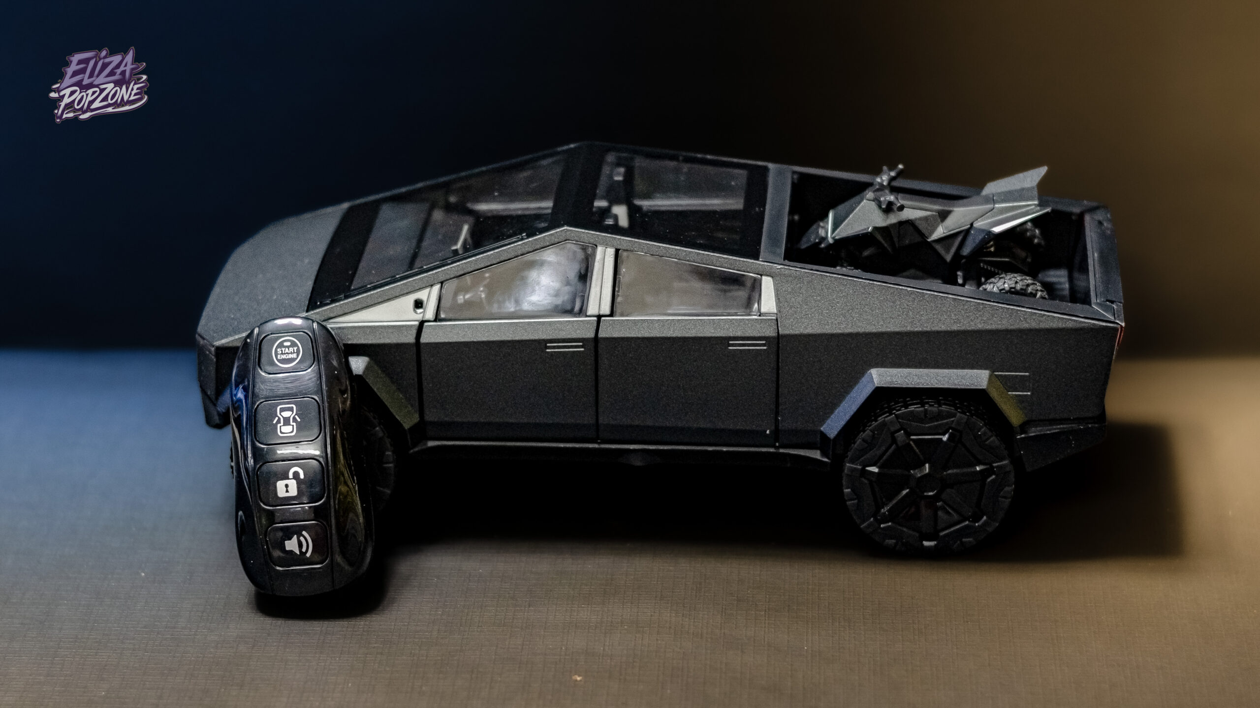 Tesla Cybertruck with remote