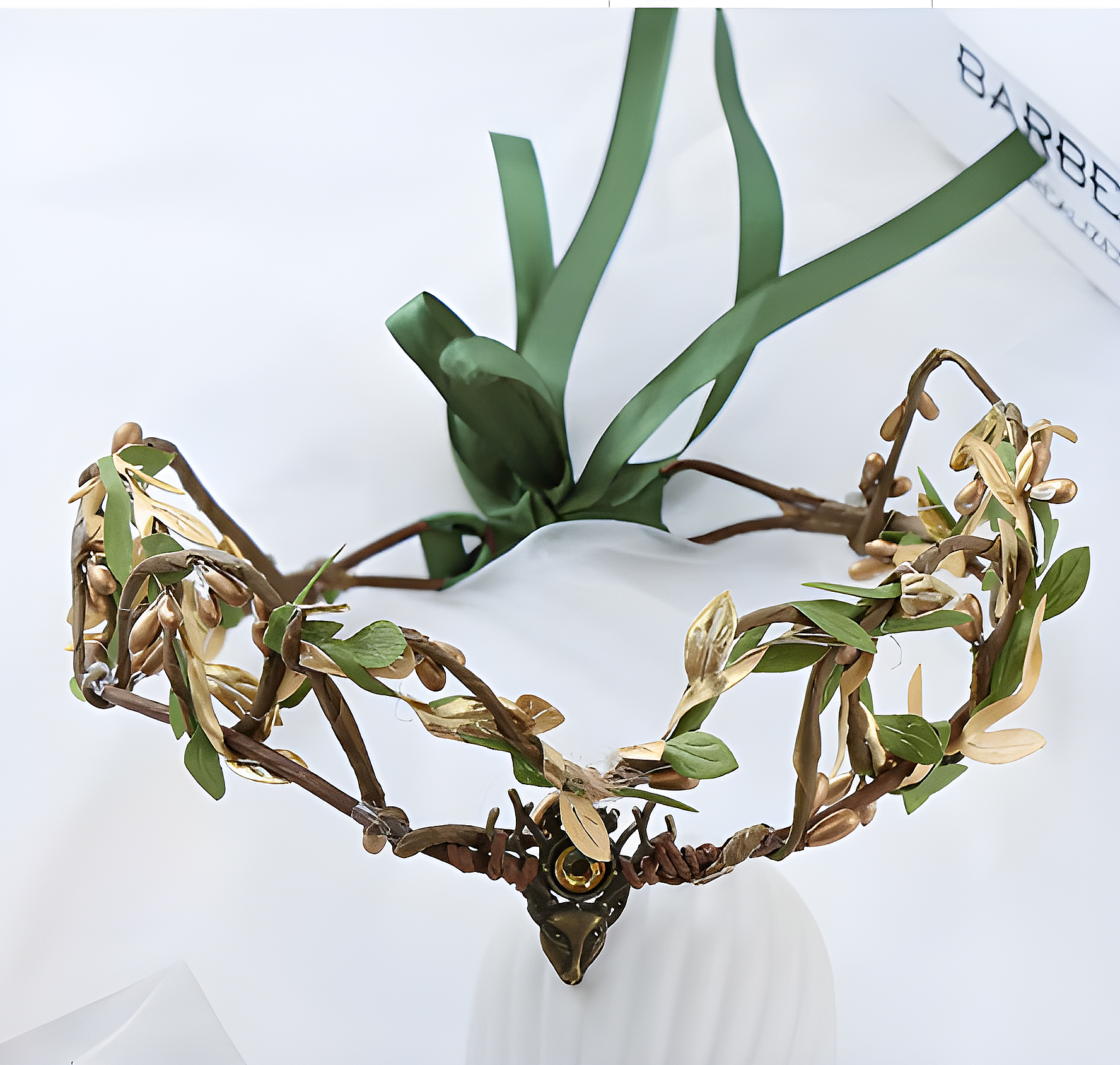 Woodland Stag Antler Crown Fairy Headpiece